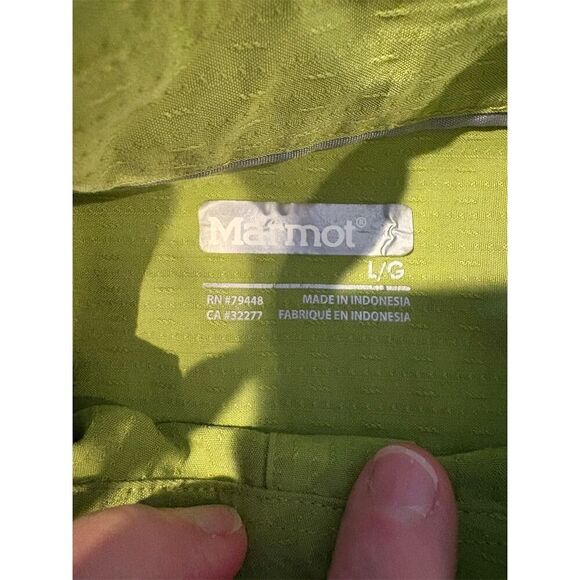 Marmot Men's L Green Short Sleeve Button-Up Shirt Casual Summer - Picture 8 of 10